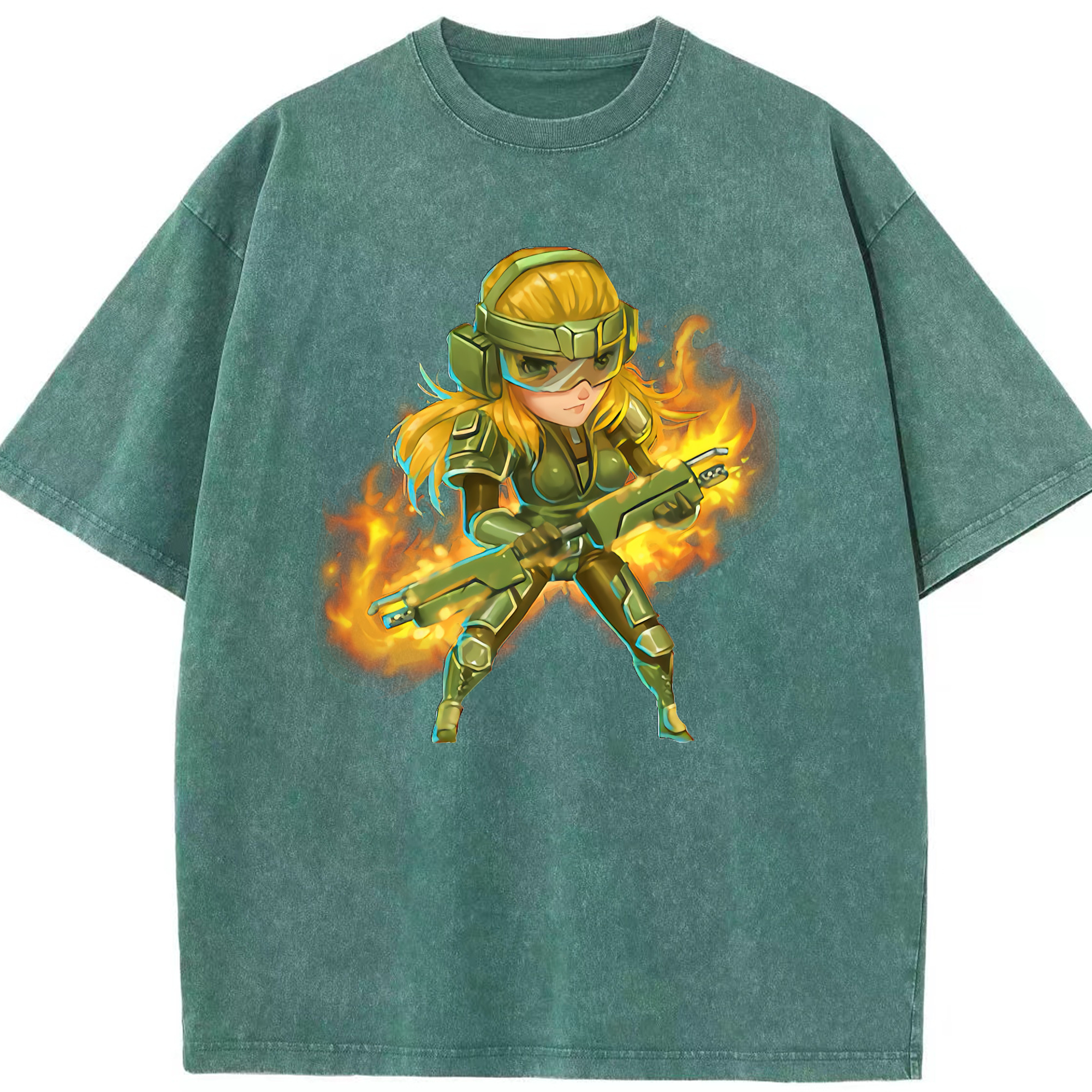 リーグ・オブ・レジェンド League of Legends LOL 綿100% ヴィンテージ風 半袖Tシャツ（フロントプリント）